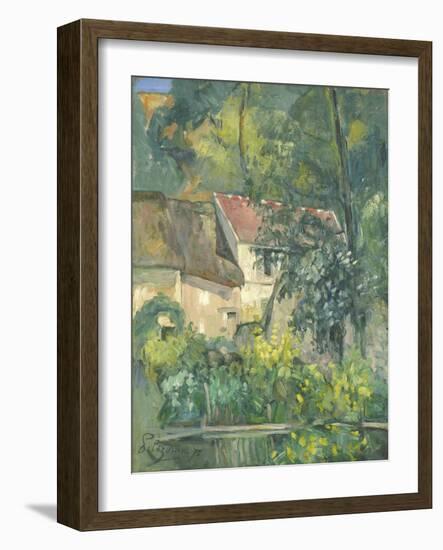 House of Père Lacroix, 1873-Paul Cezanne-Framed Giclee Print