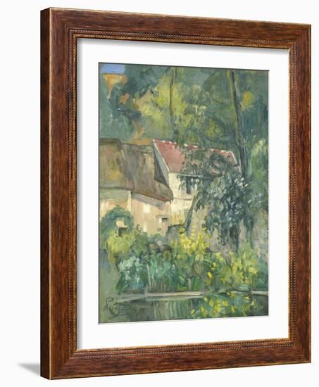 House of Père Lacroix, 1873-Paul Cezanne-Framed Giclee Print