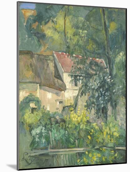 House of Père Lacroix, 1873-Paul Cezanne-Mounted Giclee Print