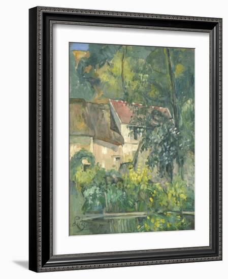 House of Père Lacroix, 1873-Paul Cezanne-Framed Giclee Print