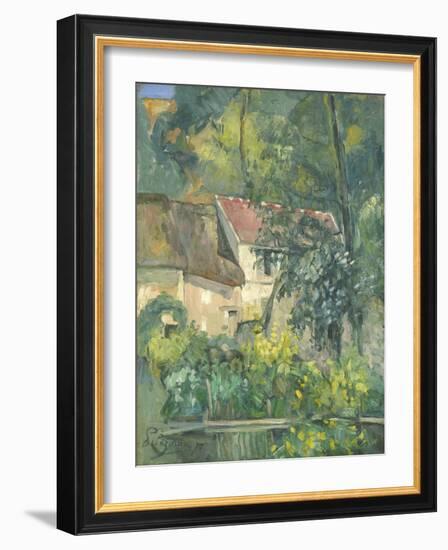 House of Père Lacroix, 1873-Paul Cezanne-Framed Giclee Print