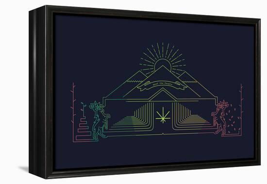 House Of Pot-null-Framed Stretched Canvas