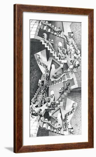 House of Stairs-M^ C^ Escher-Framed Art Print