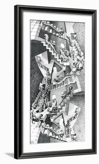 House of Stairs-M^ C^ Escher-Framed Art Print