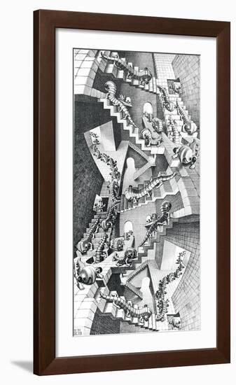 House of Stairs-M^ C^ Escher-Framed Art Print