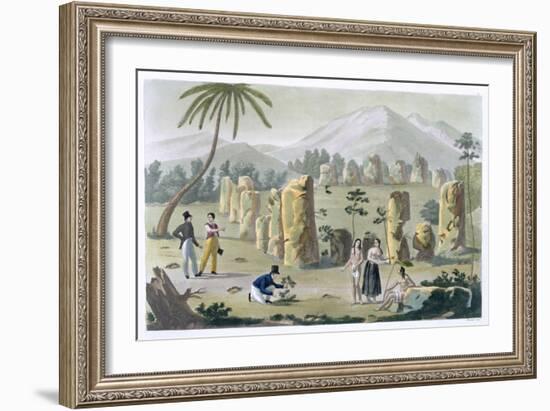 'House of the Ancients, Island of Tinian', c1820-1839-G Bramati-Framed Giclee Print