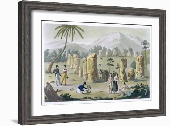 'House of the Ancients, Island of Tinian', c1820-1839-G Bramati-Framed Giclee Print