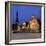 House of the Blackheads at Night, Ratslaukums (Town Hall Square), Riga, Latvia, Baltic States-Gary Cook-Framed Photographic Print