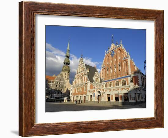 House of the Blackheads, Town Hall Square, Riga, Latvia, Baltic States-Gary Cook-Framed Photographic Print