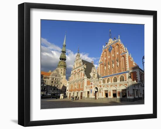 House of the Blackheads, Town Hall Square, Riga, Latvia, Baltic States-Gary Cook-Framed Photographic Print