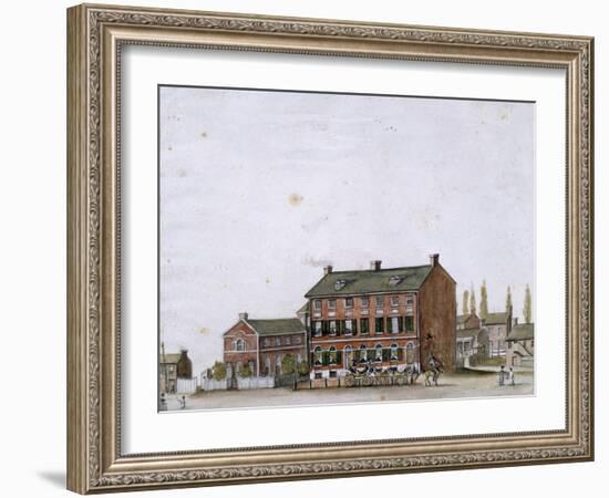 House of the French Ambassador in Washington, 1818-null-Framed Giclee Print