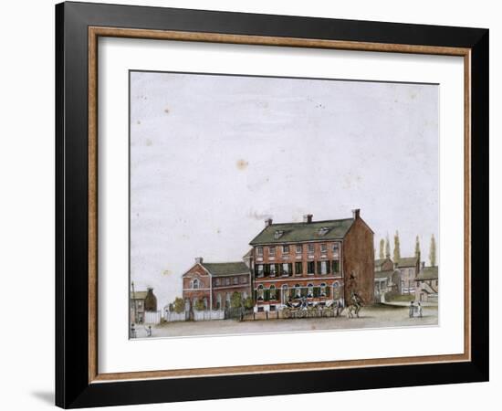 House of the French Ambassador in Washington, 1818-null-Framed Giclee Print