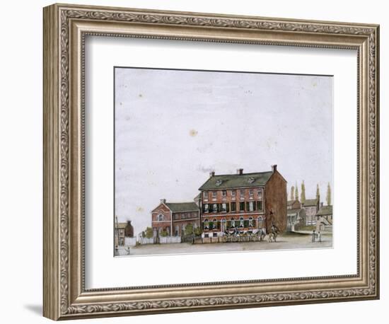 House of the French Ambassador in Washington, 1818-null-Framed Giclee Print