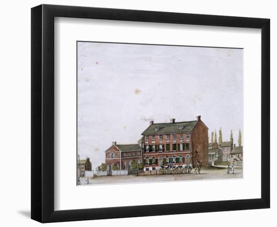 House of the French Ambassador in Washington, 1818-null-Framed Giclee Print
