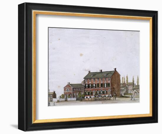 House of the French Ambassador in Washington, 1818-null-Framed Giclee Print