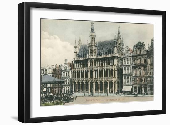 House of the King, Brussels, Belgium-null-Framed Art Print
