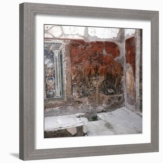 House of the Mosaic of Neptune and Amphitrite, Italy-Werner Forman-Framed Photographic Print