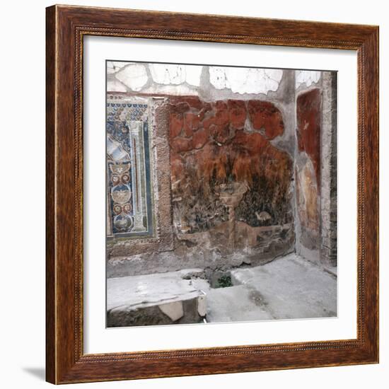 House of the Mosaic of Neptune and Amphitrite, Italy-Werner Forman-Framed Photographic Print