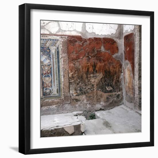 House of the Mosaic of Neptune and Amphitrite, Italy-Werner Forman-Framed Photographic Print