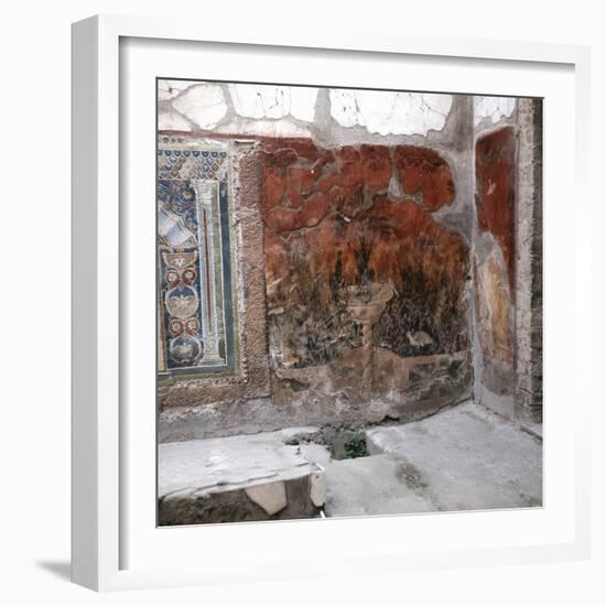 House of the Mosaic of Neptune and Amphitrite, Italy-Werner Forman-Framed Photographic Print