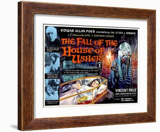 House of Usher, (aka the Fall of the House of Usher), 1960-null-Framed Art Print