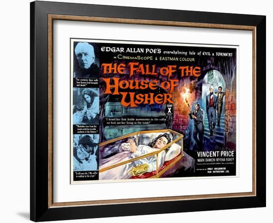 House of Usher, (aka the Fall of the House of Usher), 1960-null-Framed Art Print