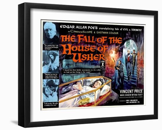 House of Usher, (aka the Fall of the House of Usher), 1960-null-Framed Art Print