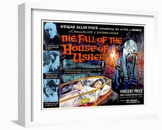 House of Usher, (aka the Fall of the House of Usher), 1960-null-Framed Art Print