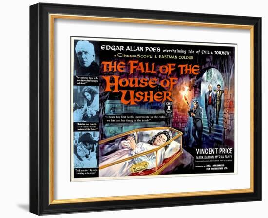 House of Usher, (aka the Fall of the House of Usher), 1960-null-Framed Art Print