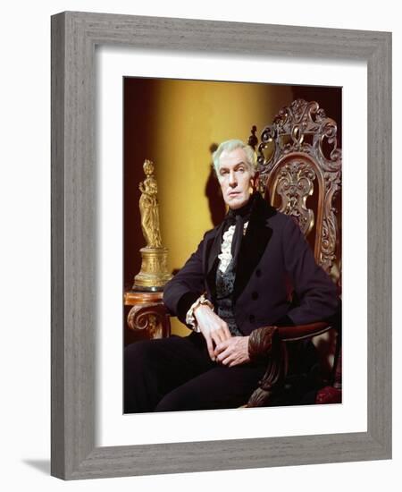 House of Usher, Vincent Price, 1960-null-Framed Art Print