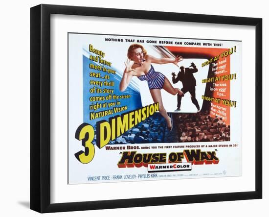 House of Wax, 1953-null-Framed Giclee Print