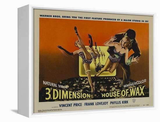 House of Wax, 1953-null-Framed Stretched Canvas