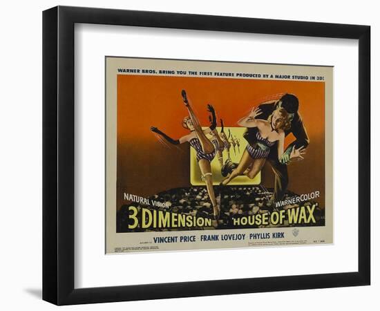 House of Wax, 1953-null-Framed Art Print