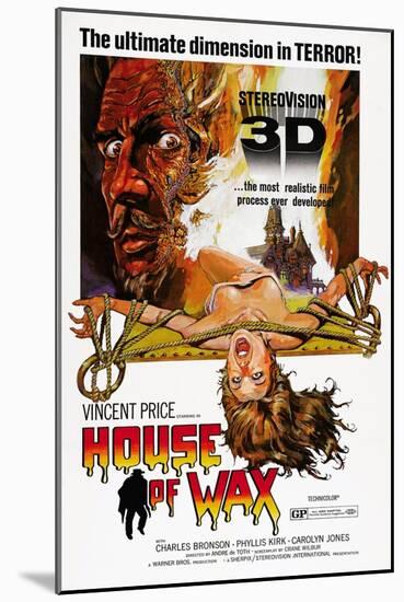 House of Wax, Vincent Price, 1953-null-Mounted Art Print