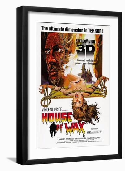 House of Wax, Vincent Price, 1953-null-Framed Premium Giclee Print