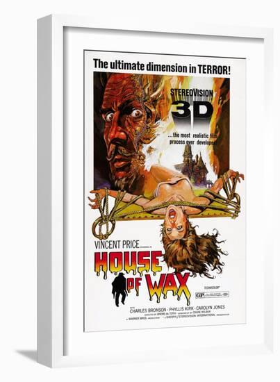 House of Wax, Vincent Price, 1953-null-Framed Premium Giclee Print