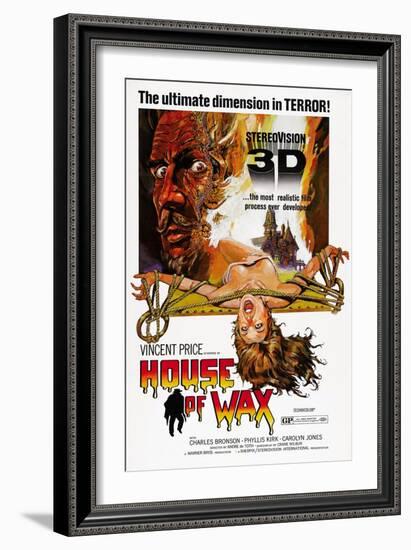 House of Wax, Vincent Price, 1953-null-Framed Premium Giclee Print