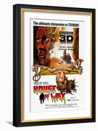 House of Wax, Vincent Price, 1953-null-Framed Premium Giclee Print