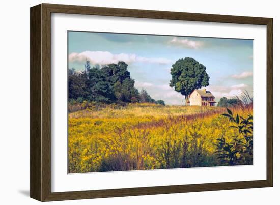House on a Hill-John Rivera-Framed Photographic Print