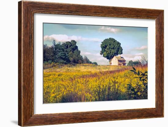 House on a Hill-John Rivera-Framed Photographic Print