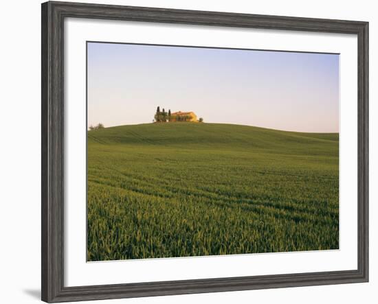 House on Grassy Hill-Dennis Degnan-Framed Photographic Print