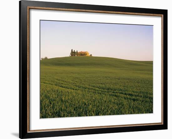 House on Grassy Hill-Dennis Degnan-Framed Photographic Print