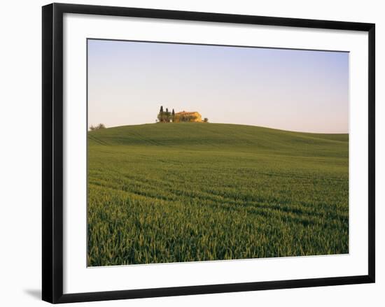 House on Grassy Hill-Dennis Degnan-Framed Photographic Print