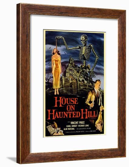 House On Haunted Hill, 1958-null-Framed Art Print