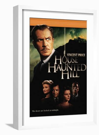 House On Haunted Hill, 1958-null-Framed Art Print