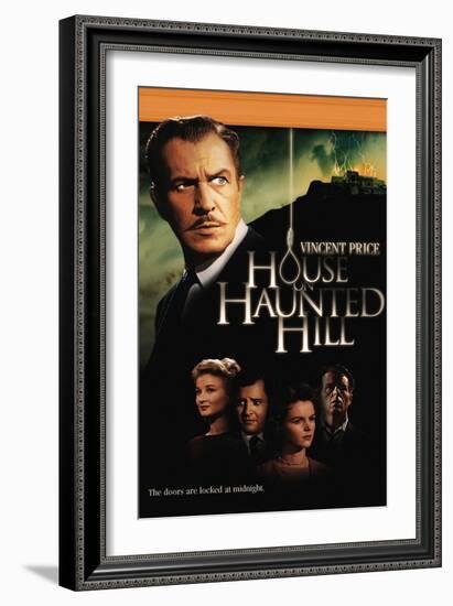 House On Haunted Hill, 1958-null-Framed Art Print