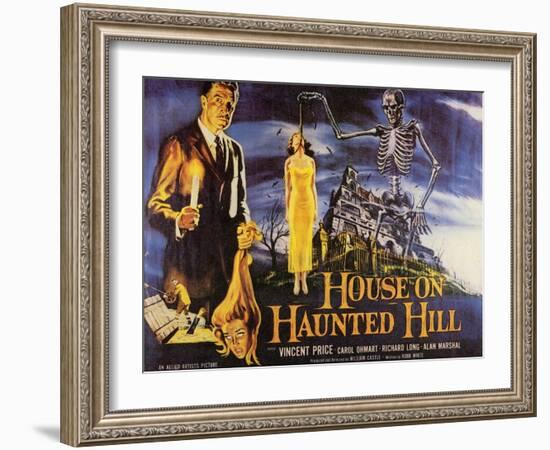 House On Haunted Hill, 1958-null-Framed Art Print