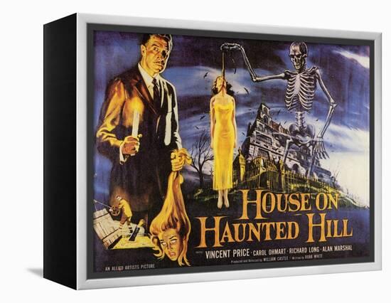 House On Haunted Hill, 1958-null-Framed Stretched Canvas