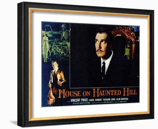 House On Haunted Hill, 1958-null-Framed Art Print