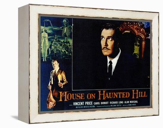 House On Haunted Hill, 1958-null-Framed Stretched Canvas